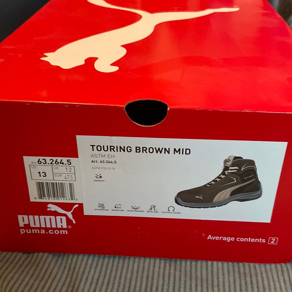 Puma men’s safety shoes size 13